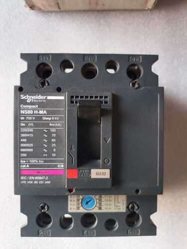 NEW SCHNEIDER COMPACT NS80H-MA 80A MCCB CIRCUIT BREAKER 80A MAKE SCHNEIDER