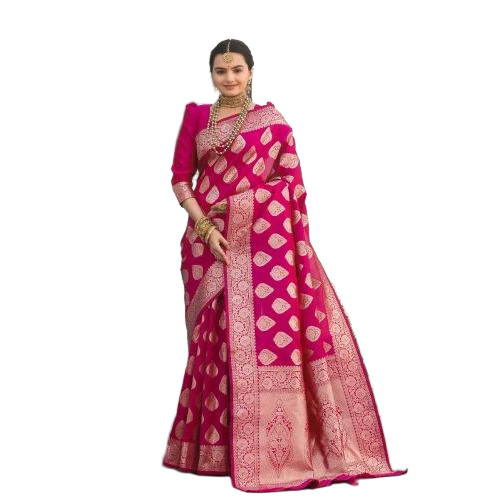 Wedding Pink Silk Saree
