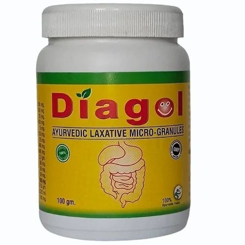 Ayurvedic Laxative Micro Granules - 100 Gram Powder Container | Dosage As Directed, 12 Months Shelf Life, Store In Dry Place