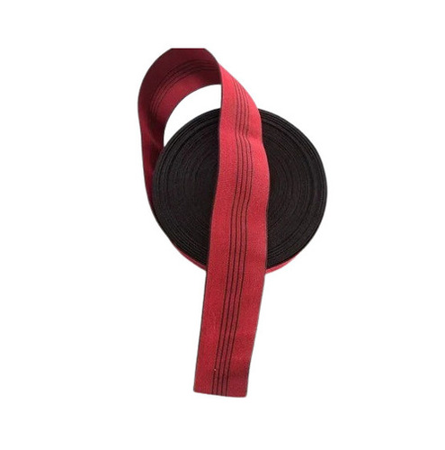 Red Polyester Elastic Tapes - Size: Standard
