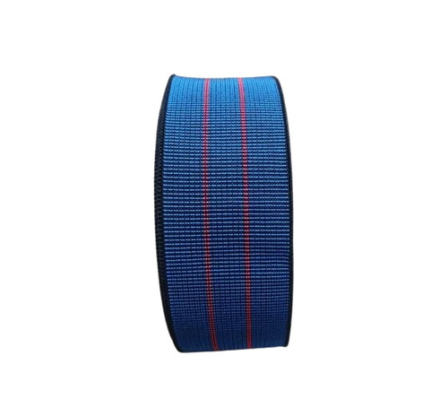Striped Polyester Elastic Tapes - Color: Blue & Red