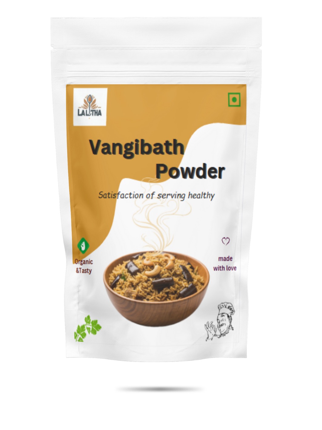 Vanghibath Powder Masala - Color: Brown