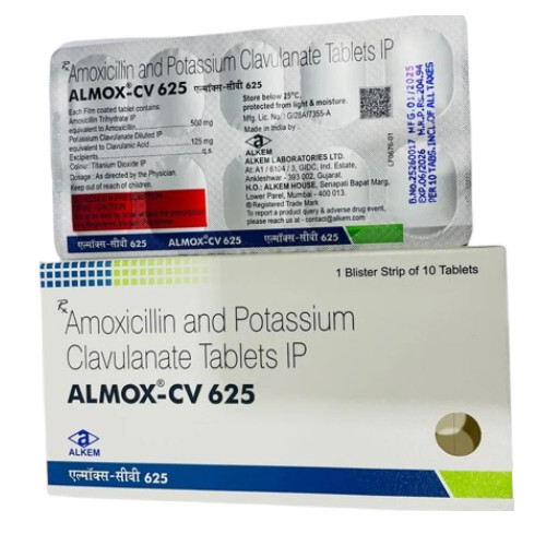 625Mg Almox Cv Tablets - Medicine Type: Allopathic