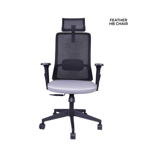 Black Feather High Back Mesh Office Chair
