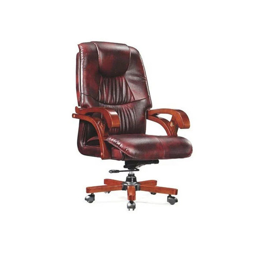 Brown Leather Office Chair
