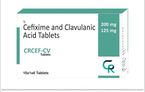 Cefixime 200mg + Clavulanic Acid 125mg Tablets