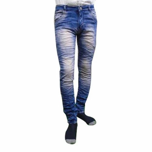 Designer Wrinkled Jeans