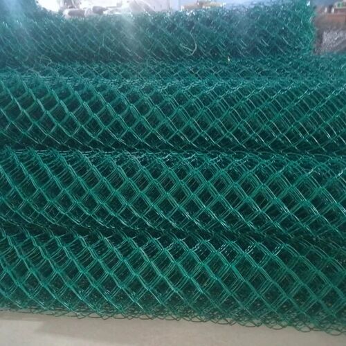 Green Chain Link Fence