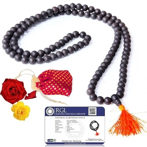 Lab Certified Karungali Mala