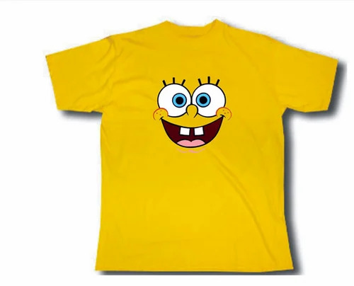 Printed Yellow T Shirt