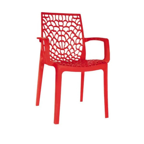Red Plastic Armless Chair By Burhani Sales Corporation