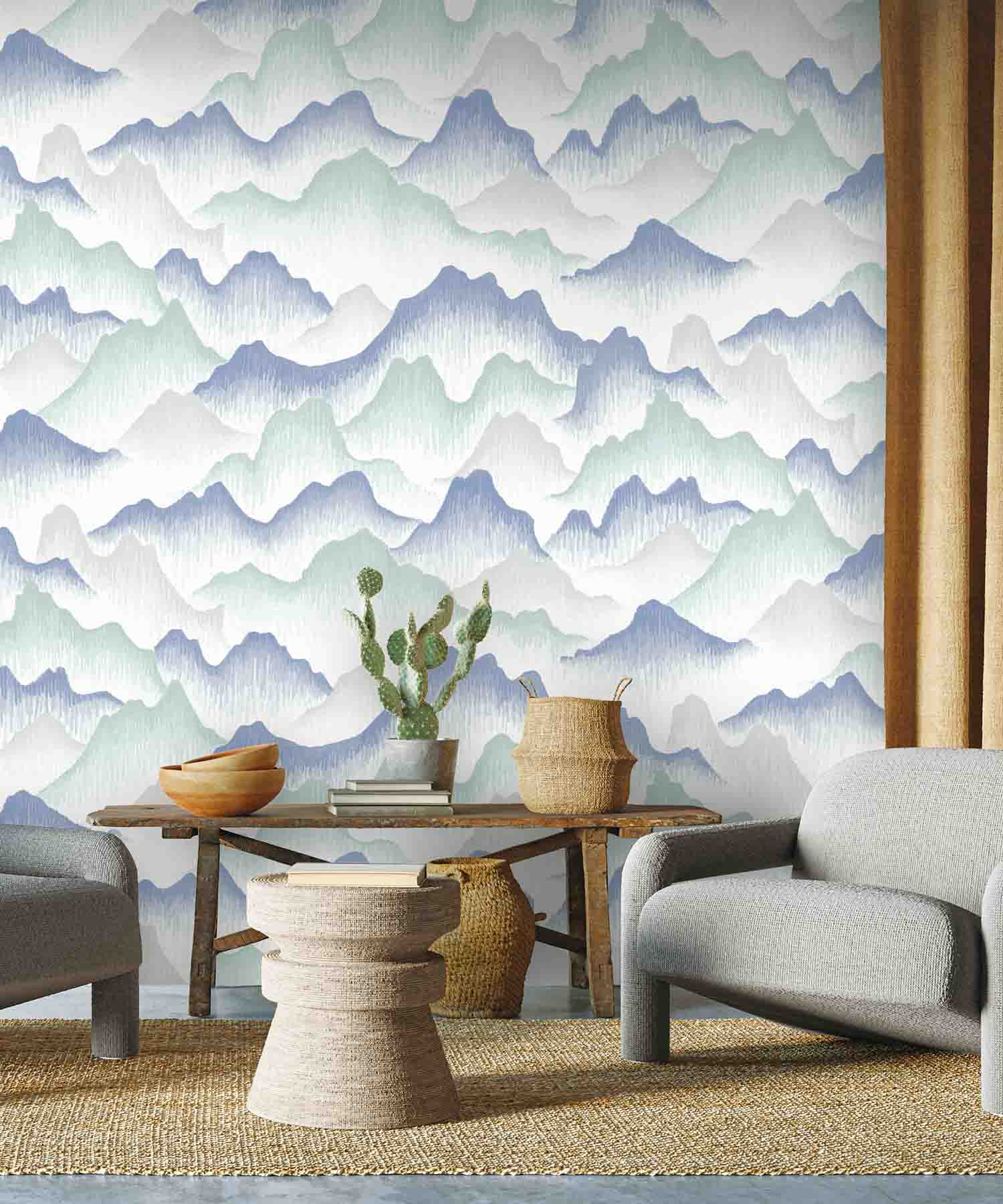 Ripples Wallpaper - Material: Canvas Paper