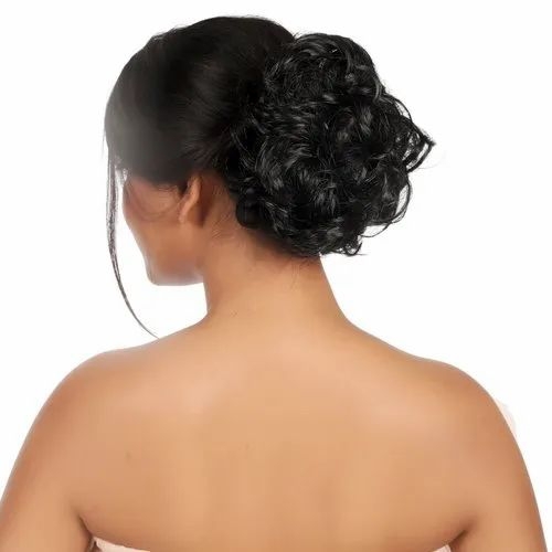 Black Curly Synthetic Hair Extensions