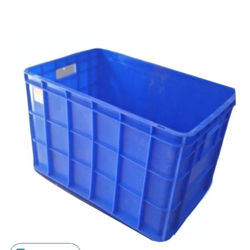 Blue Industrial Plastic Crate
