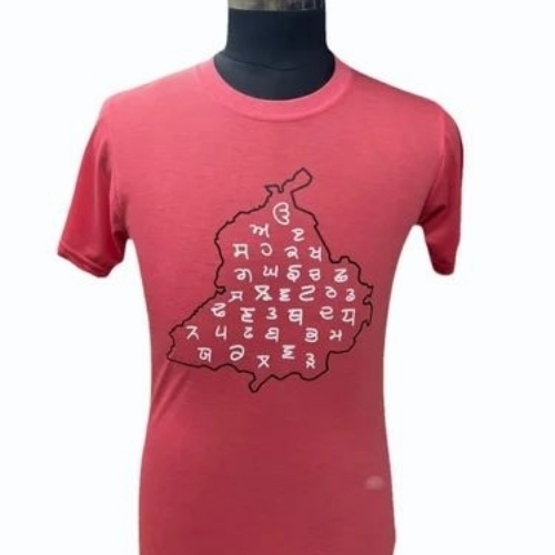 Mens Printed Round Neck T Shirt By C K Garments