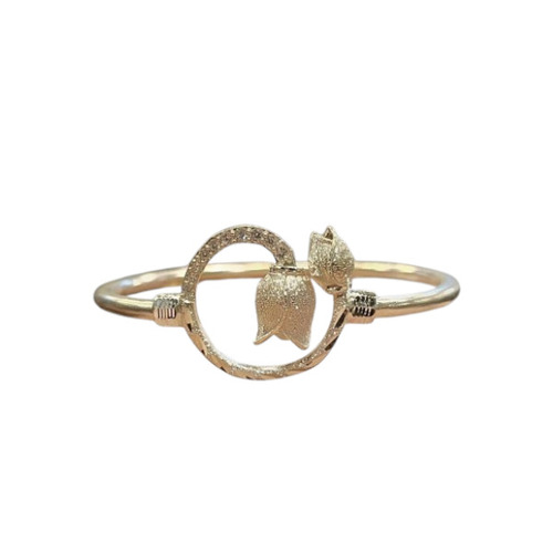 Pure Silver Tulip Flower Ring