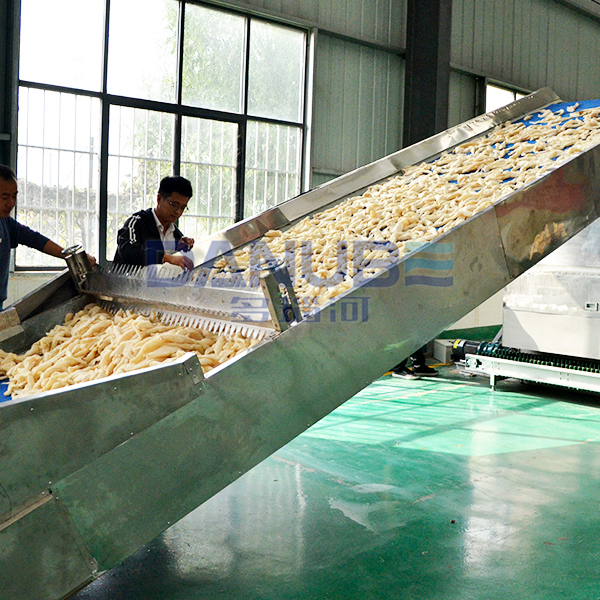 High Productivity Shredded Radish Mesh Belt Dryer Radish Cleaning Cutting And Drying Equipment - Color: Customized