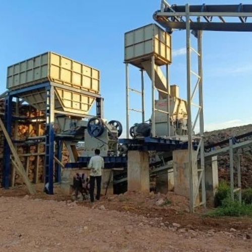 Mild Steel Stone Crusher Plant