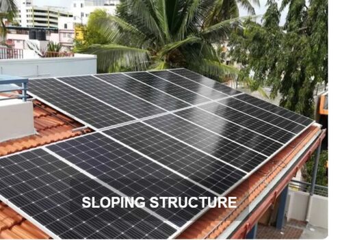 Solar Panel Sloping Structure