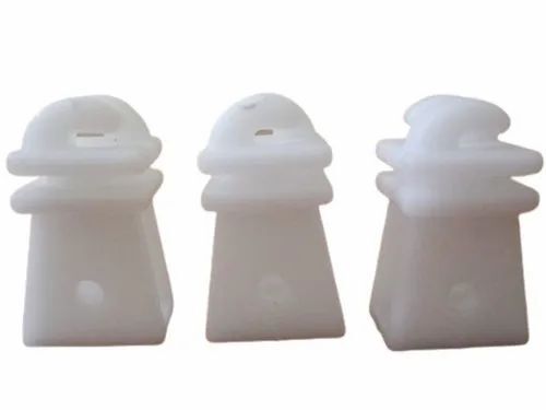 White Fencing Corner Insulator