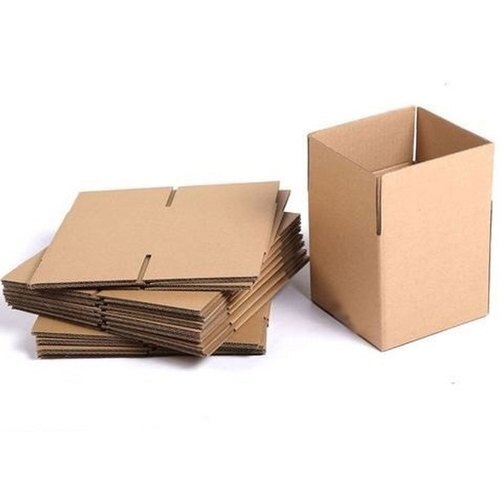 Brown Corrugated Box - Art Paper, Standard Size, Brown | Eco Friendly Packaging Use