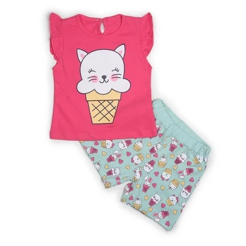 Girl Printed Cotton Dress