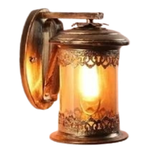 Golden Designer Glass Pendant Wall Light