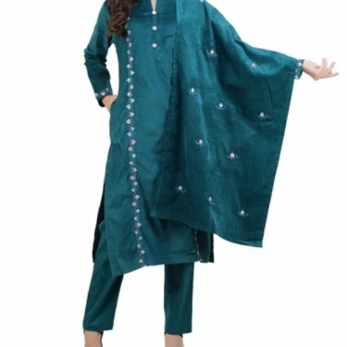 Ladies Woolen Kurti Set
