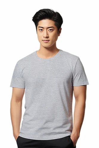 Men Grey T Shirt