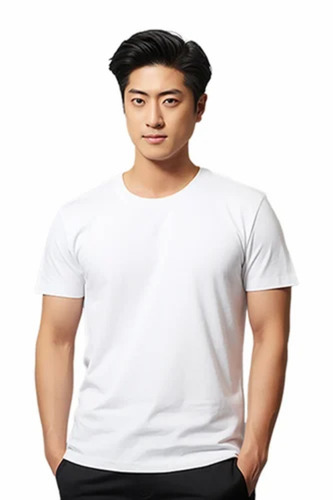 Men White T Shirt