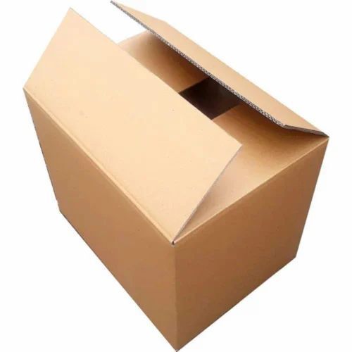 Plain Brown Corrugated Packaging Box