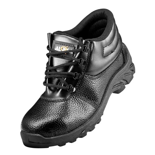 Black Pvc Sole Safety Shoes