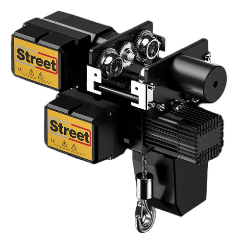 Electric Chain Hoists With Powered Trolley