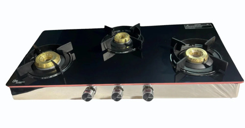 Falcon Three Burner Glass Top Gas Stove