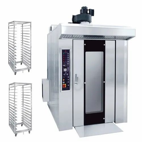 Four Trolley Rotary Rack Oven
