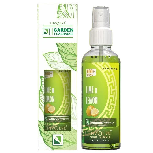 Involve Lime N Lemon Spray Air Freshener (100 Ml) - Volume: 30 Milliliter (Ml)