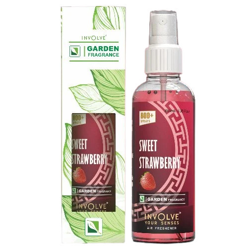Involve Sweet Strawberry Spray Air Freshener (100 Ml) - Volume: 30 Milliliter (Ml)