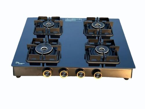 Kitchenmate Luxor Four Burner Glass Top Gas Stove