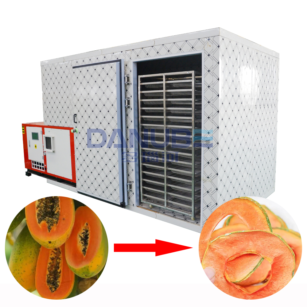 Papaya Slice Drying Room Papaya Slicing And Drying Production Line Fruit Dehydrator Equipment - Color: Customized