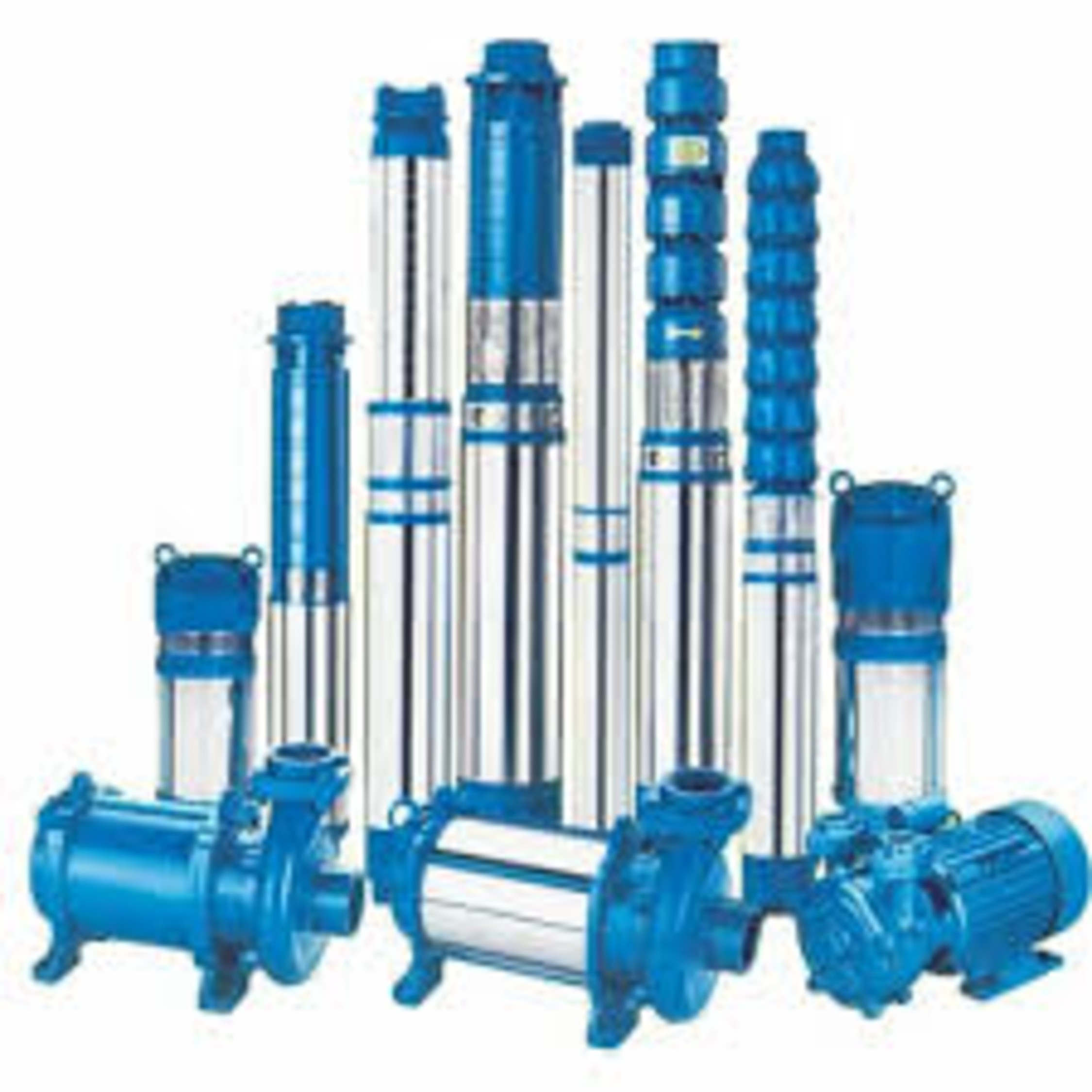 Submersible Pump Motor - Color: Blue
