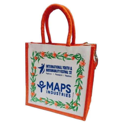 Jute Printed Tifin Bags