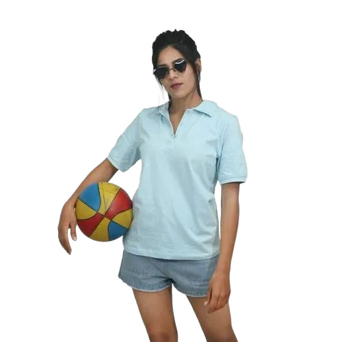 Ladies Collar T Shirt