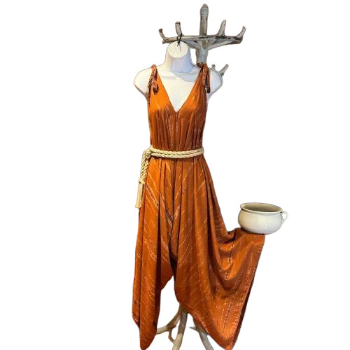 Ladies Orange Jumpsuit