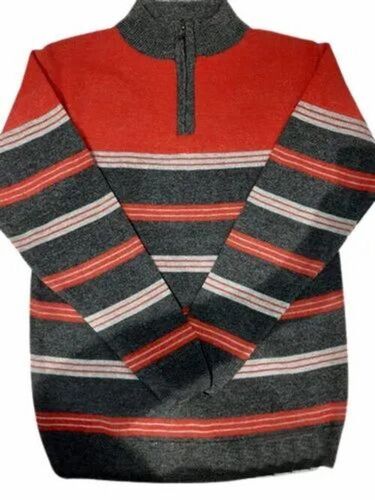 Mens High Neck Woolen Sweaters