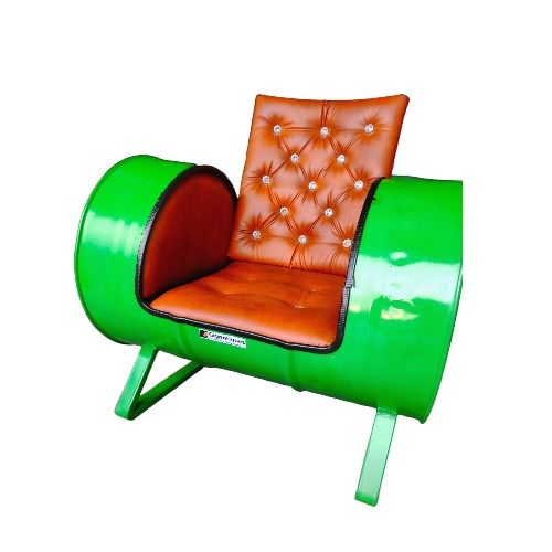 Metal Drum Single Seater Sofa
