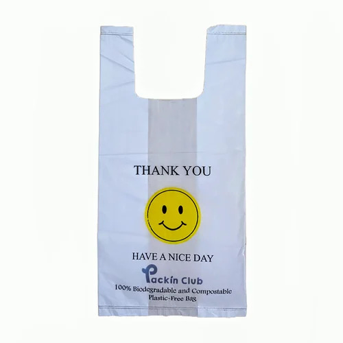 Printed Compostable Carry Bag