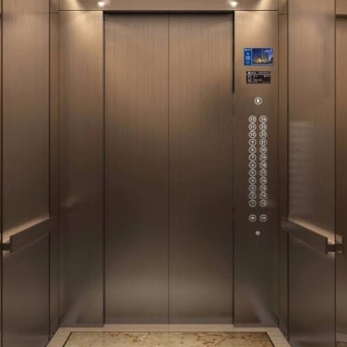 SS Passenger Lift - Stainless Steel 4-16 Passenger Capacity | Electric Power Overload Sensor Emergency Alarm Brake System