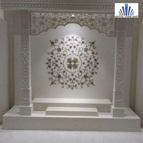 White Marble Home Temple