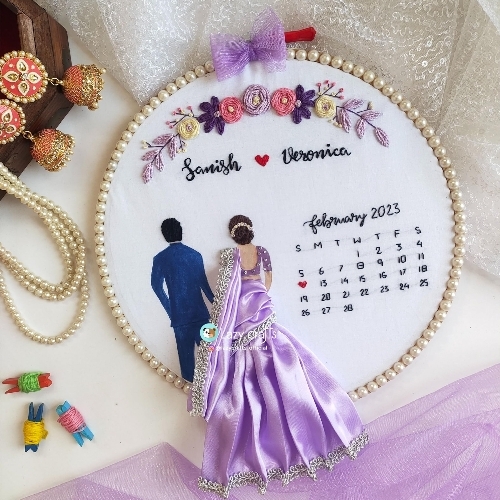 Handmade Wedding Calendar