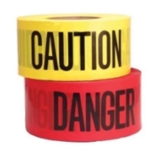 High Visibility Red Yellow Warning Caution Tape